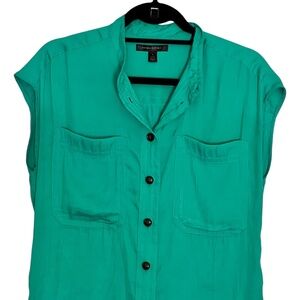 Banana Republic Green Dolman Sleeve Blouse Size Small – Lightweight